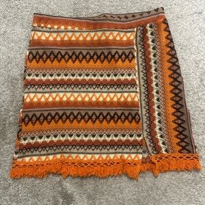 Boho tribal skirt